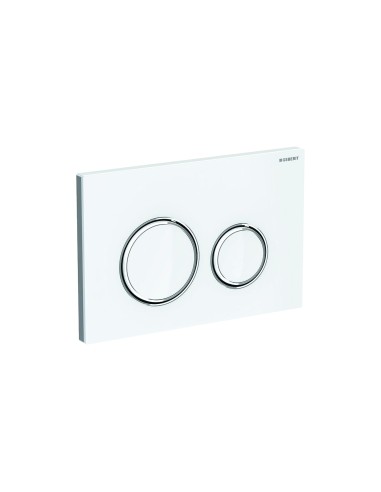 PLACCA SIGMA 21 BIANCO/CROMO/BIANCO