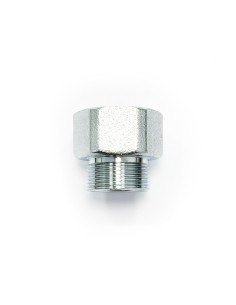 ARTECLIMA - Raccordo dritto manicotto in ottone nichelato da 3/4" per acqua