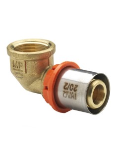 IVAR -  Raccordo ad angolo serie MP5712  da 1/2" -  20x2,25 F