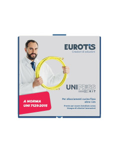 EUROTIS - Flessibile Gas FF 1/2 UNI da 3mt