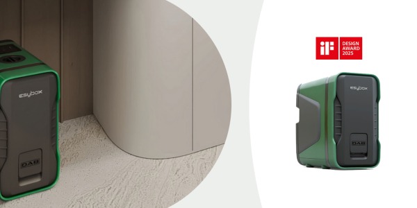 Nuova DAB EsyBox Pop è stata premiata con il prestigioso iF DESIGN AWARD 2025
